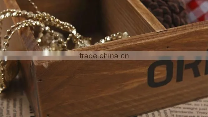 Style restoring ancient ways wooden sewing box