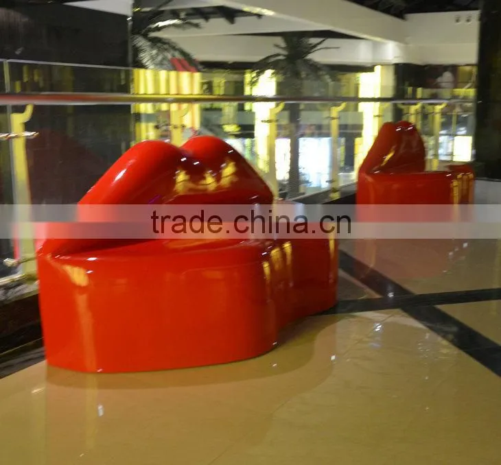 Fiberglass leisure chair and planter