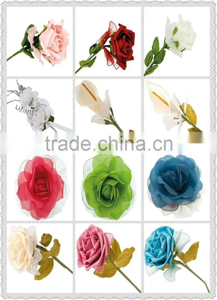 Hot Sale Wedding Decoration handmade decoration flower wholesale silicone artificial flowers