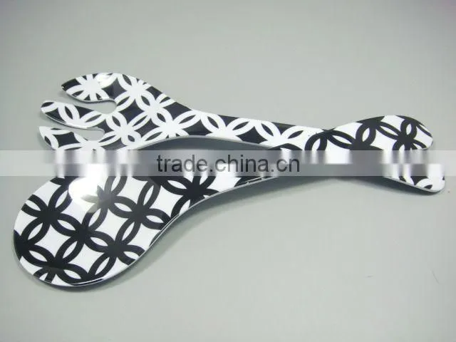 Custom Printed Melamine Spoon and forks Set