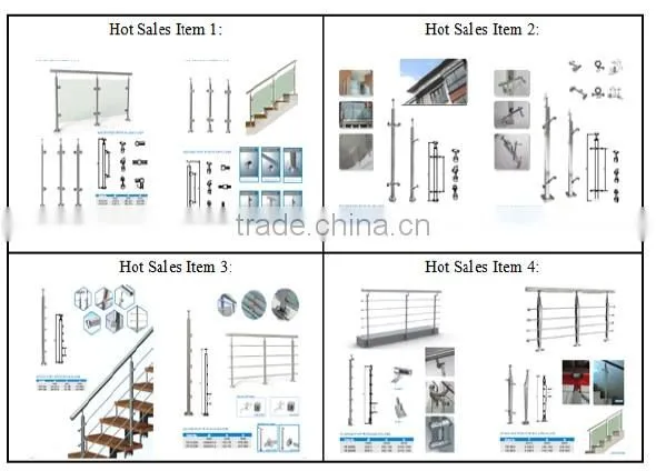 High Quality Stainless Steel Glass Railing System