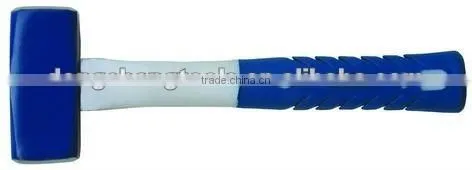 Germany type stoning hammer with TPR handle / stoning hammer forged