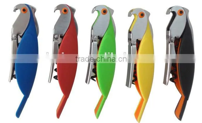 Very Cute Promotional Gift Parrot shape Multifunction Bottle opener