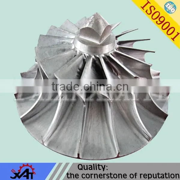 High abrasion resistance pump impeller,heat treating,forging parts,pump parts,resin sand,OEM service.