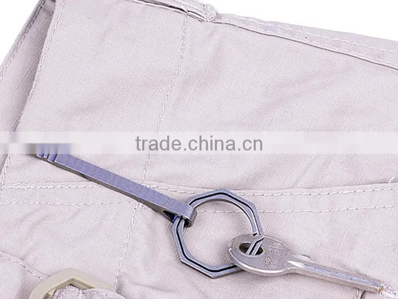 TK-7028 Quickdraw Outdoor Equipment Titanium Alloy Rattlesnake Hanging Buckle