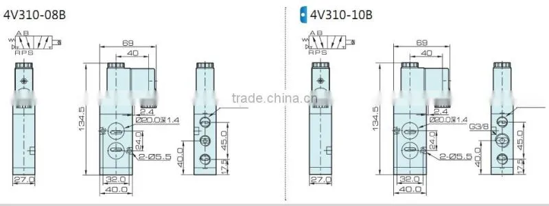 4V300series Control Valves with high quality