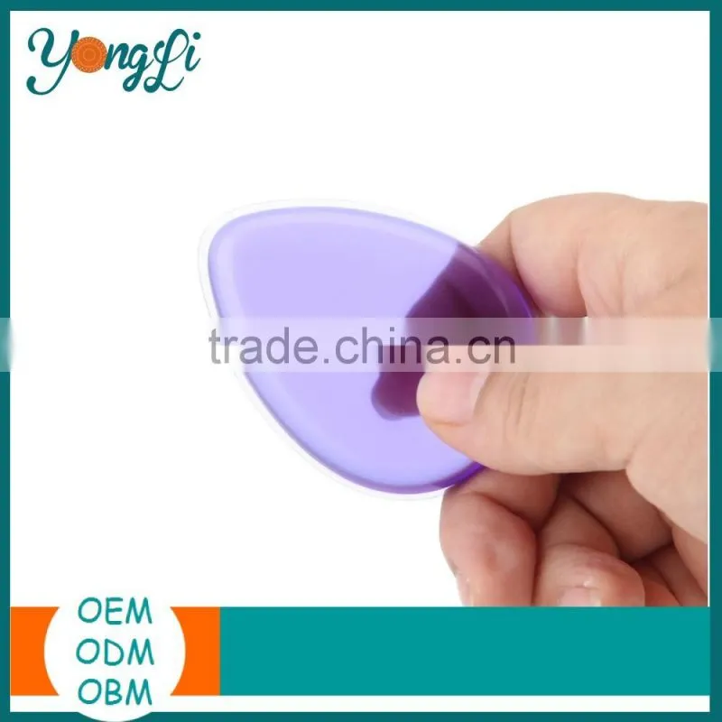 Makeup Applicator Gel Puff for Refined Cream Clear Silicone Beauty Sponge