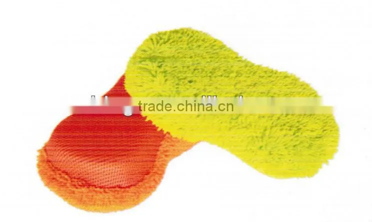 Short Chenille Wash Sponge with Mesh