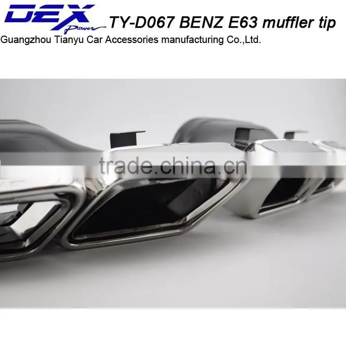 DEX TianYu hot sale car accessories tuning b-enz amg e63 exhaust muffler tip