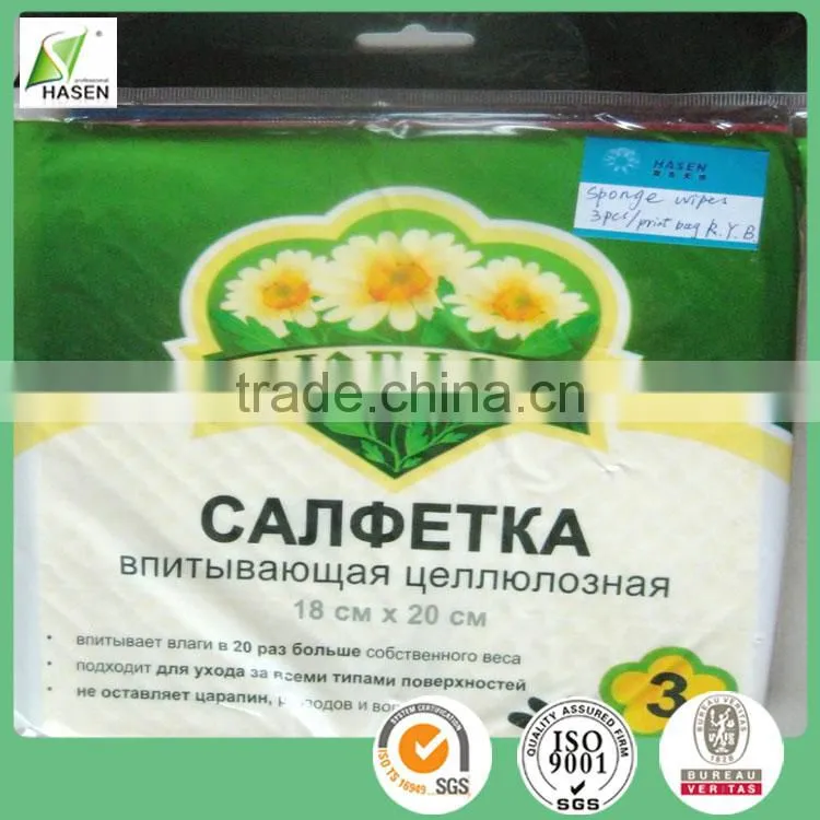 bulk kitchen mesh cleaning sponge diposable nonwoven sponge for furniture