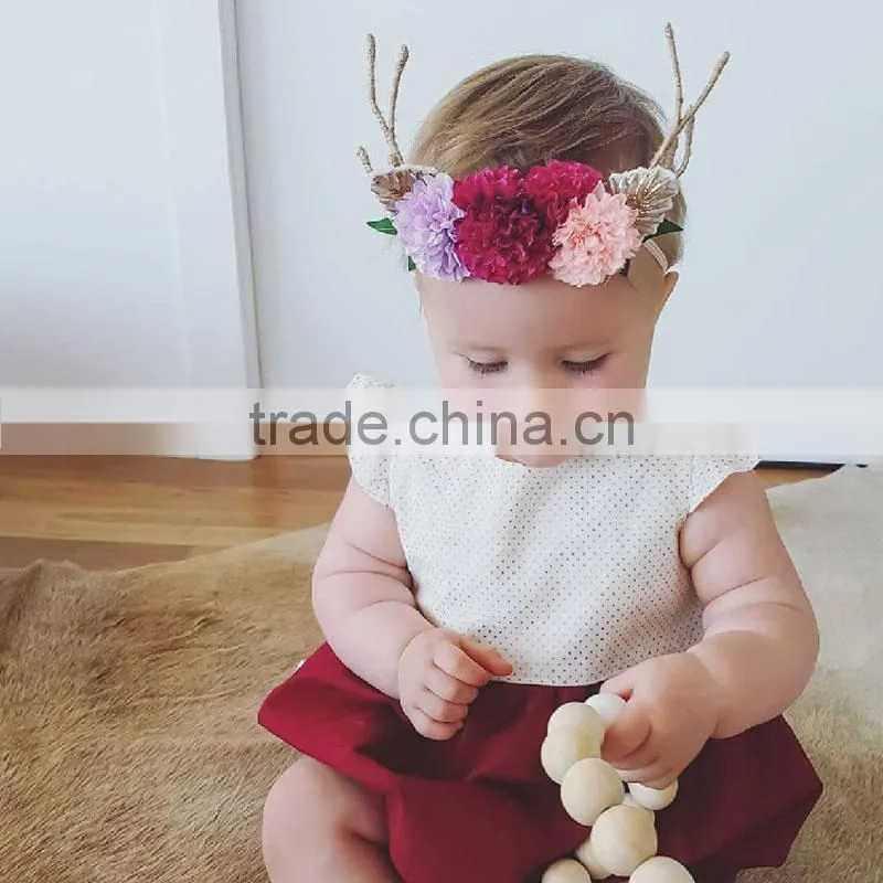 Hot Selling 2017 Summer Baby girl Clothes cute angle short sleeve Cotton fashion desigin Baby Romper
