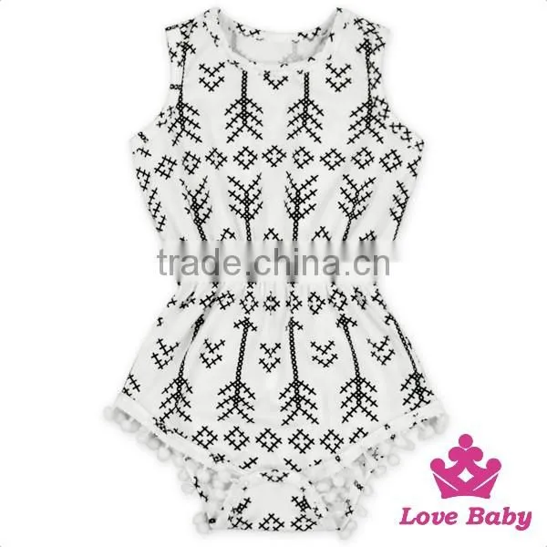 2LLY-090 Lovebaby custom made jumpsuit printed arrow jalandhar punjabi suits baby boys&girls romper