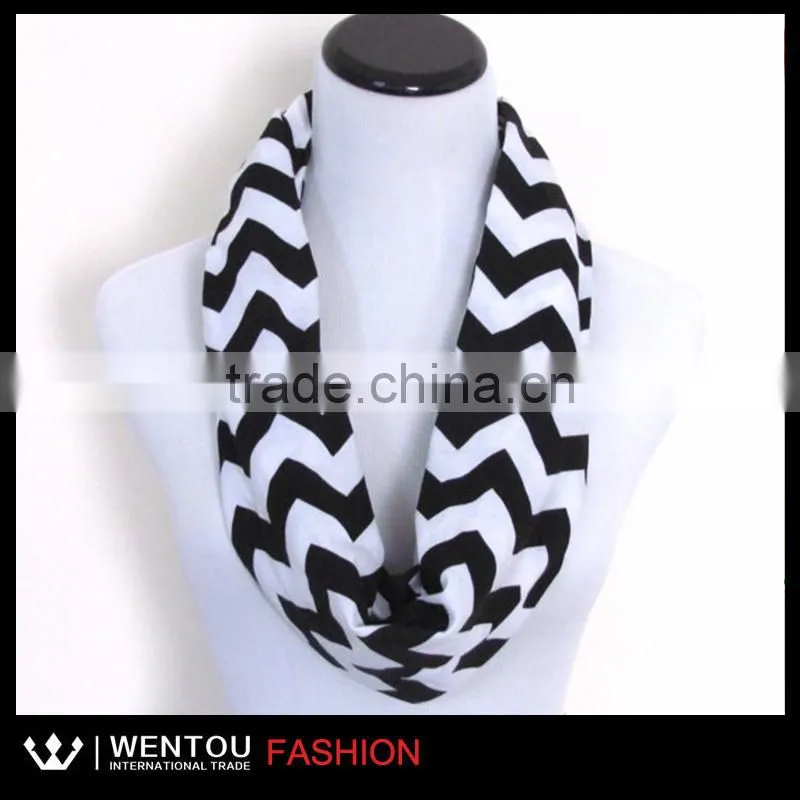 New Arrival Multicolor Chevron Infinity Scarf