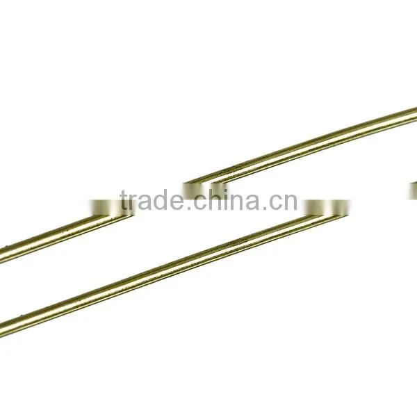 China Wholesale Round Gold Plated 1mm Dia. Copper Beading Wire Thread Cord