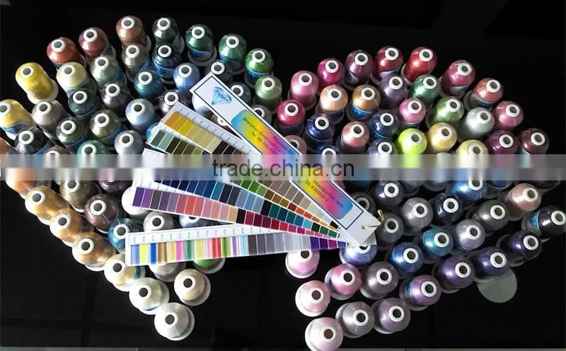 Simthread 112 Colors Polyester Embroidery Thread for embroidery yarn machine