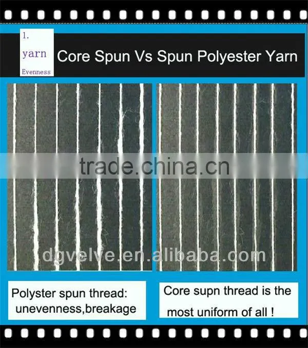 popular sewing thread core poly poly