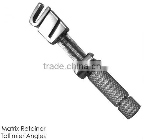 Matrix retainer Tofflemire style dental retainer