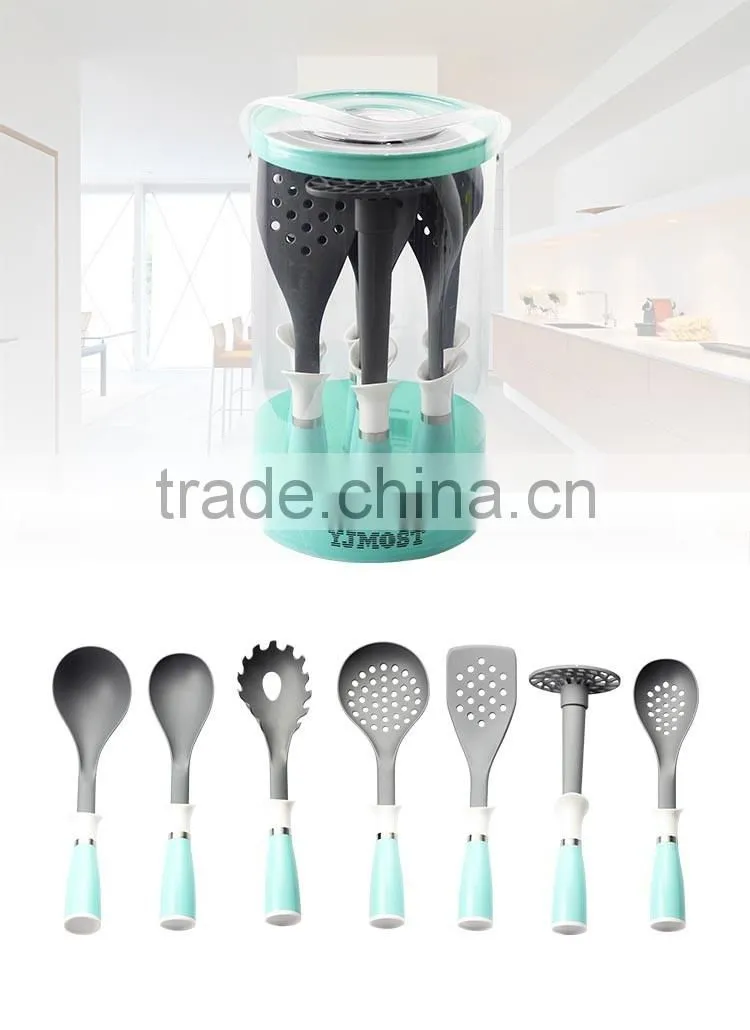 (NK022)FDA LFGB 7-Pcs Nylon Utensil set