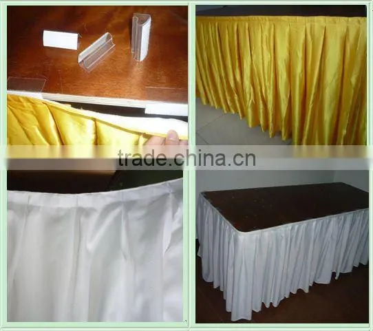 white satin table skirts banquet box pleat table skirts table skirt for weddings