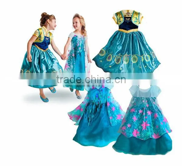New arrival Mermaid dress for girls Mermaid costume girls dress wholesale