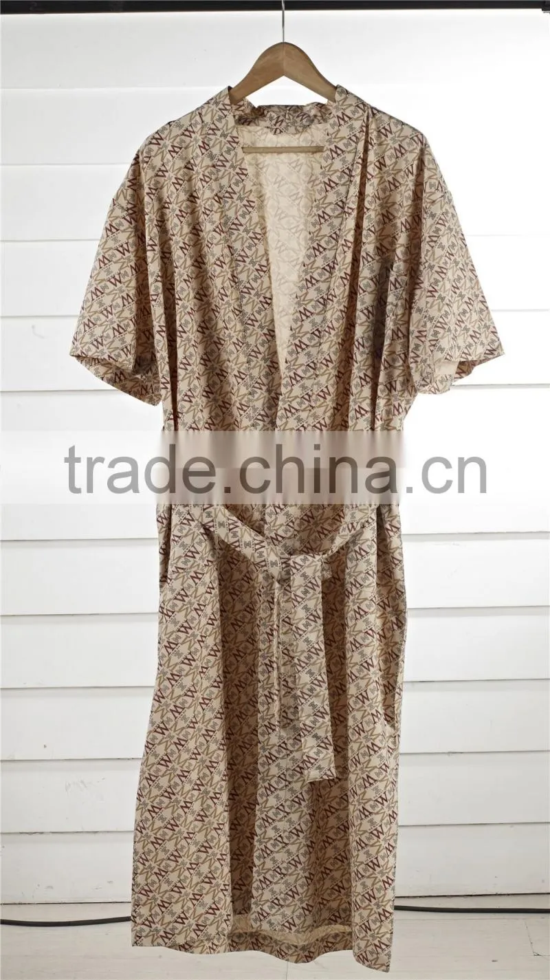Wholesale 100 Cotton Cheap Spa Sauna Hotel Kimono Robe
