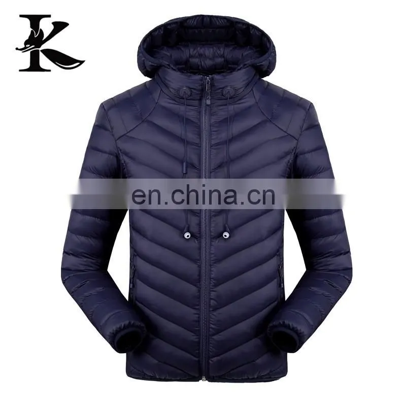 Western winter Khaki ultralight windbreaker mens down vest jacket