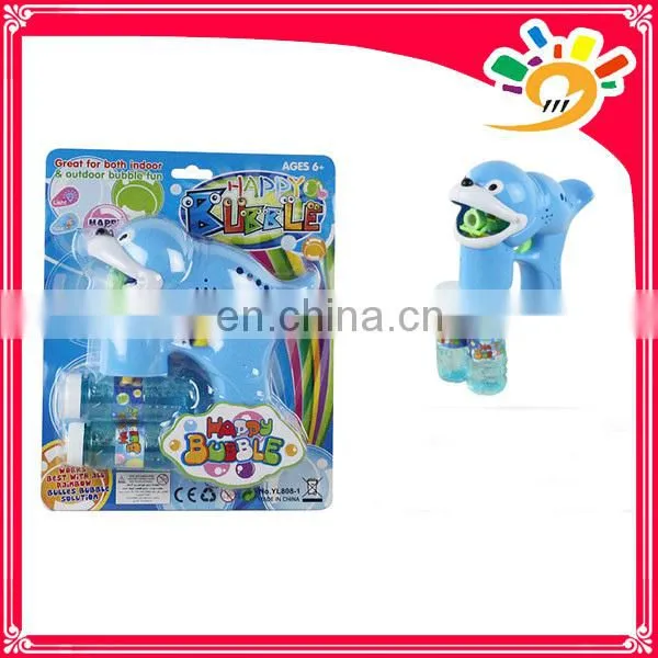Cheap bubble gun toy,plastic bubble gun with light