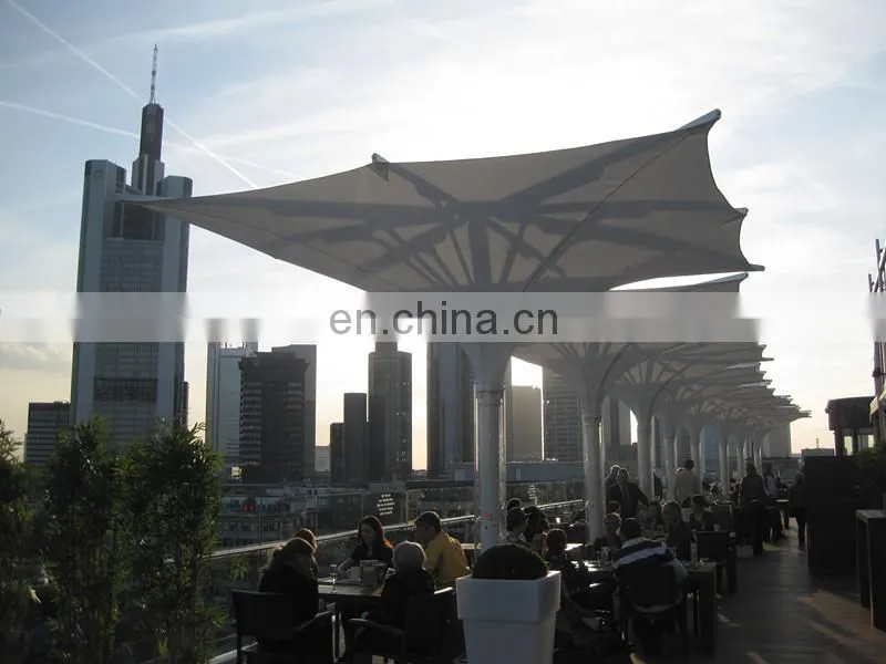 hot sale elegant flower umbrella, LED tulip umbrella for coffe shop