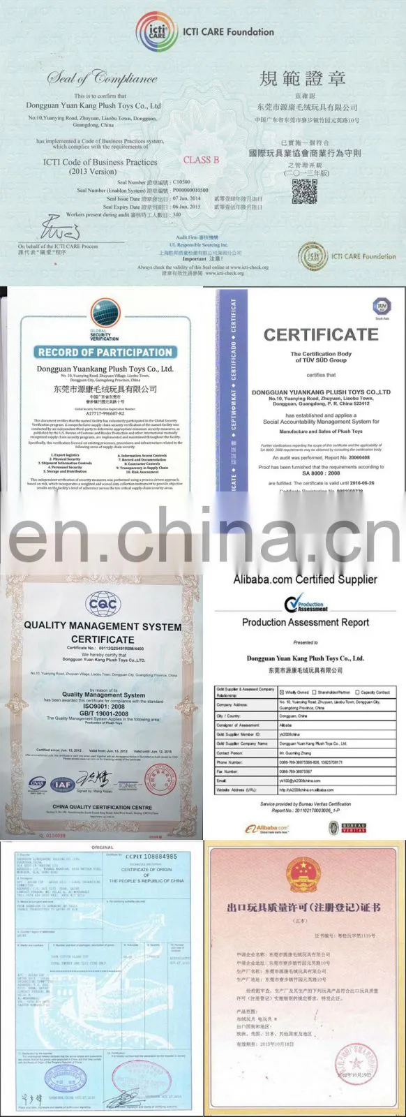 ICTI audits manufacturer OEM/ODM custom cartoon characters ,cartoon characters toy made in China