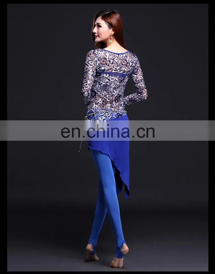T-5107 Fashion modern style Hong kong women belly dance cloth set