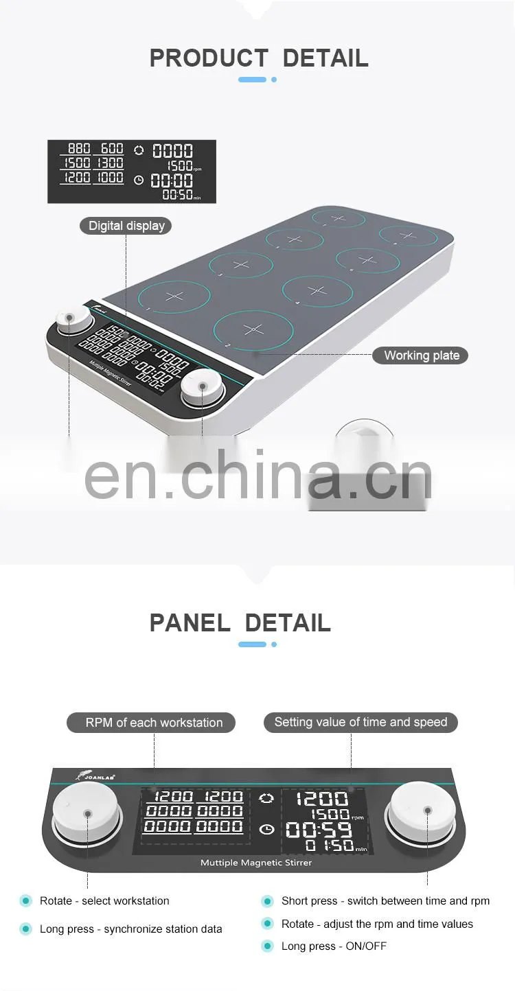 AKM Lab Digital Display Multi-position Magnetic Stirrer