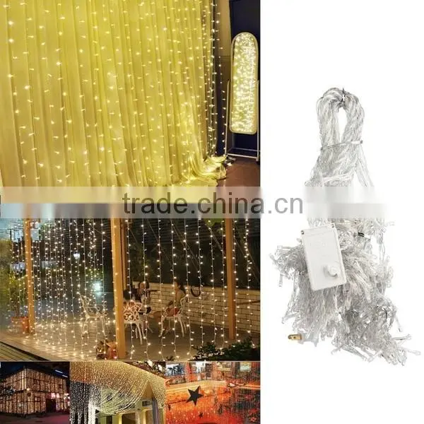 Outdoor Waterproof LED Fairy String Light Party Curtain Light Charming Twinkle Lighting For Christmas Xmas Wedding HNL099