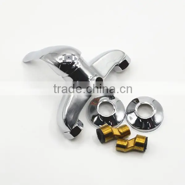 in-wall installed temperature control bath shower faucet