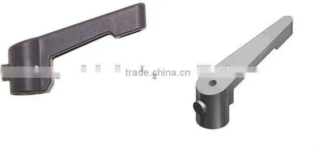 Plastic Adjustable handle with thread clamp handle lever
