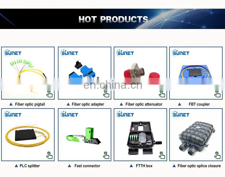 Fiber Optic Terminal Sc LC FC ST 12 24 48 PORT Rack Mount ODF Patch Panel 19inch empty/Full Load Optical Distribution Frame