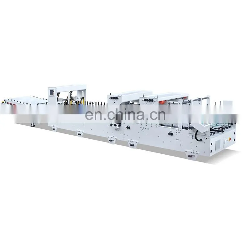 UFG1250B2A Automatic A B C D E Flute Box Folder & Gluer Machine with Patting Device System