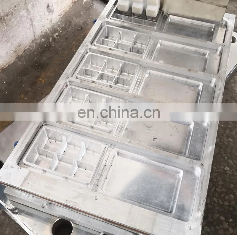 PCL450 Clear Plastic PET 6 Wax candle Melt Clamshell Candle Trays forming Machine