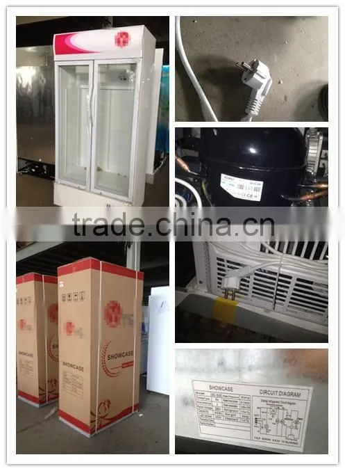 glasses display showcase, commercial refrigerator showcase