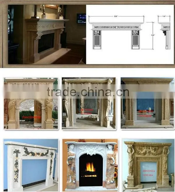 Stone Indoor Fireplace