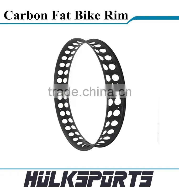 carbon fat bike wheels 26er carbon fiber fat bike wheel Toray T700 fat bike rims hookless