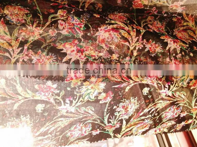 patterned chiffon fabric by shaoxing textile china manufacturer