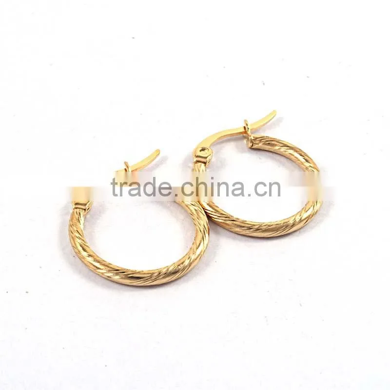 gold plated jewelry cheap price stainless steel jewelry earrings