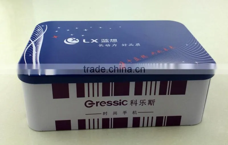 Good quality blue want to mobile phones tin cans