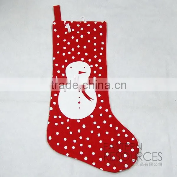 Cotton Cloth Christmas Large Stocking