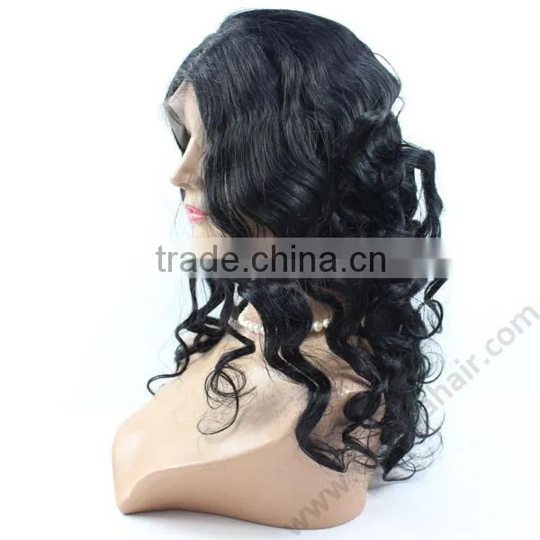 China manufacturer big discount wholesale brazilian full lace natural hair wig