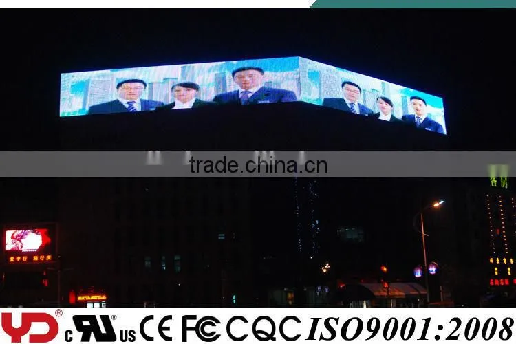 YD IP68 V-0 advertising led display board CE CQC FCC
