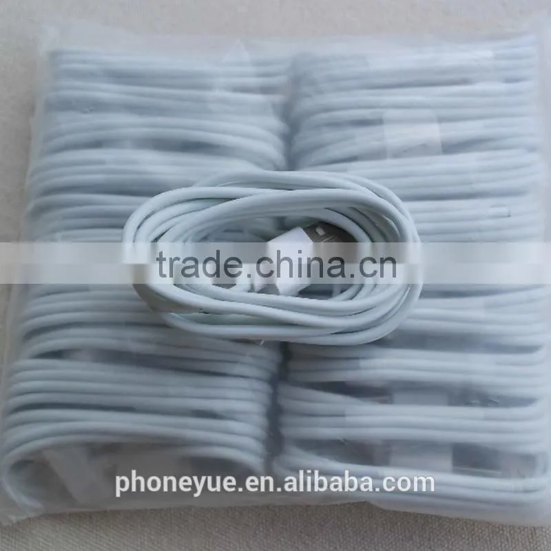 cheap price bulk 1m 2m original material usb data charging cable for iphone4