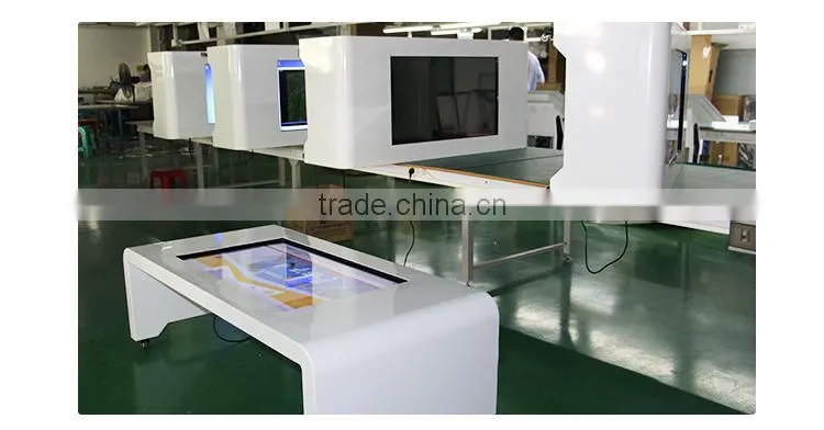 42 inch coffee table style touch screen with wifi led advertising player