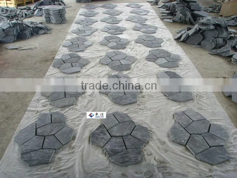 Natural Slate Mesh Paving Stone