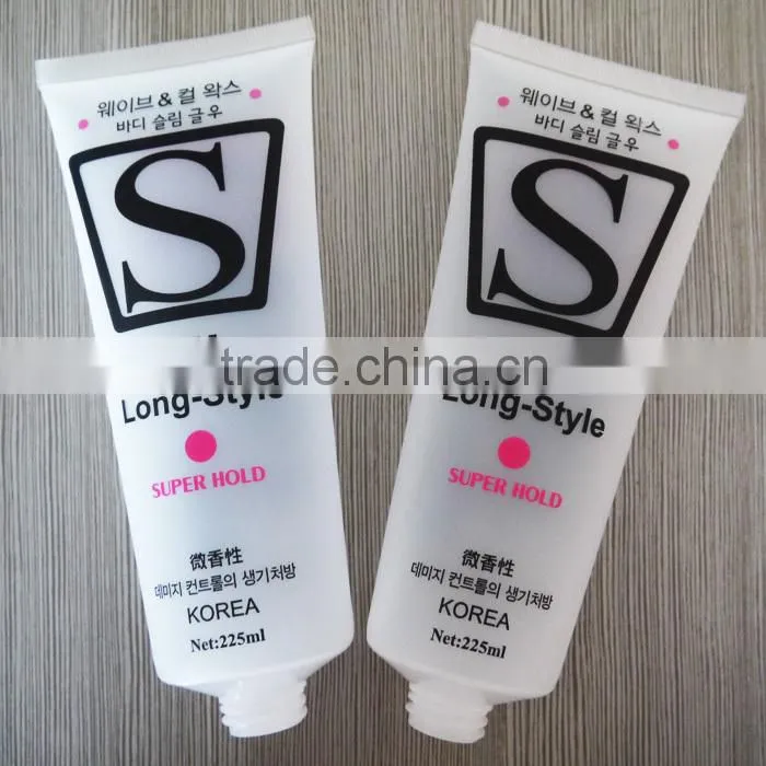 Customized 225ml plastic cosmetic tube
